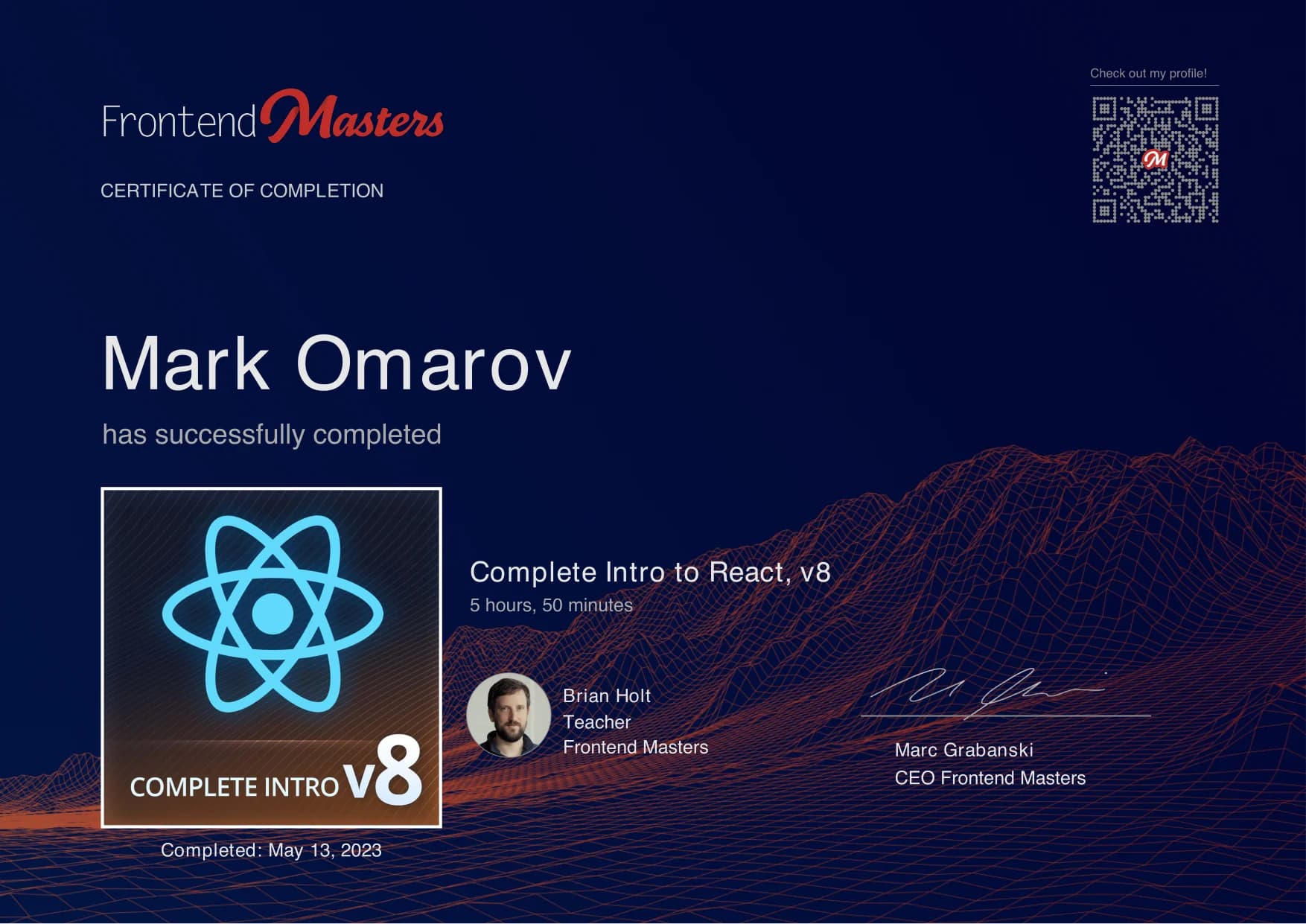 Complete Intro to React, v8