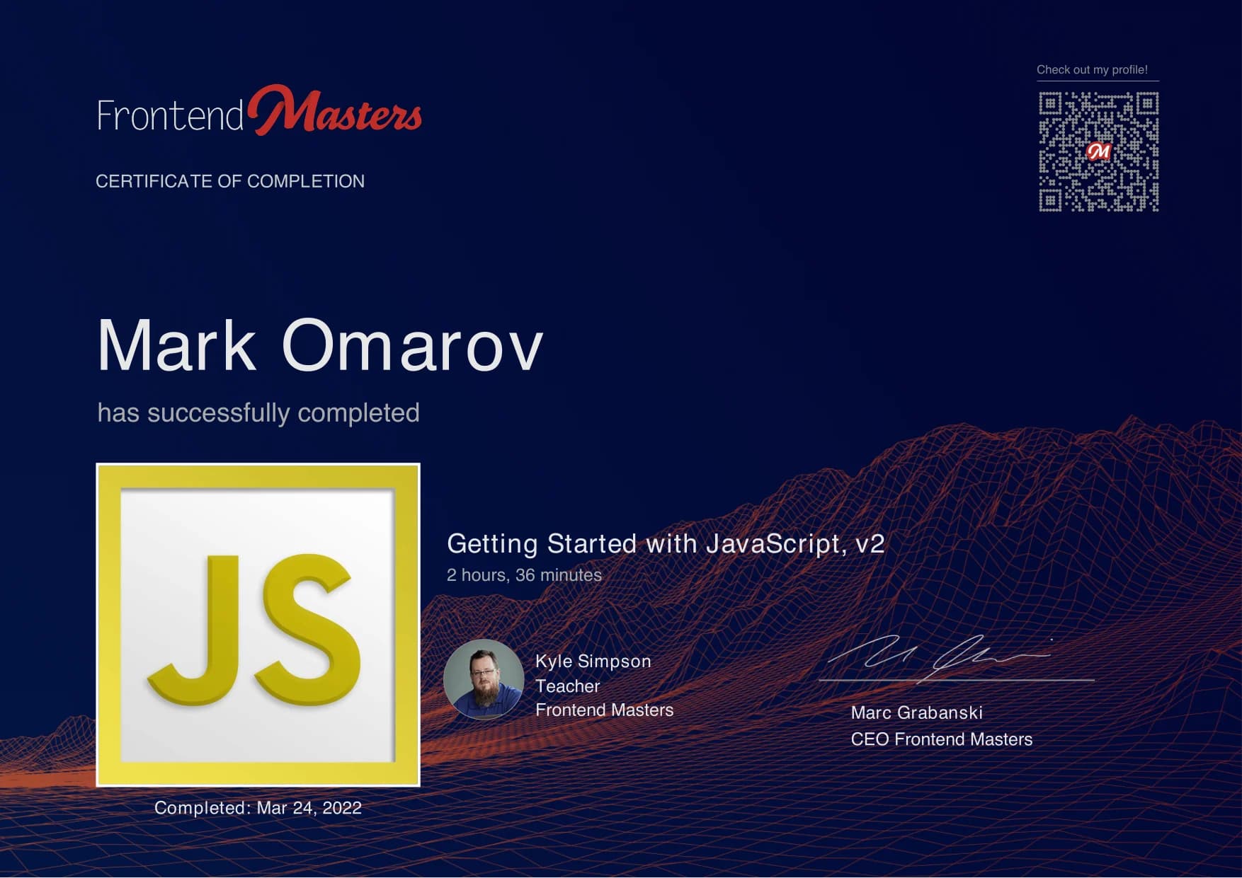 Getting Started with JavaScript, v2