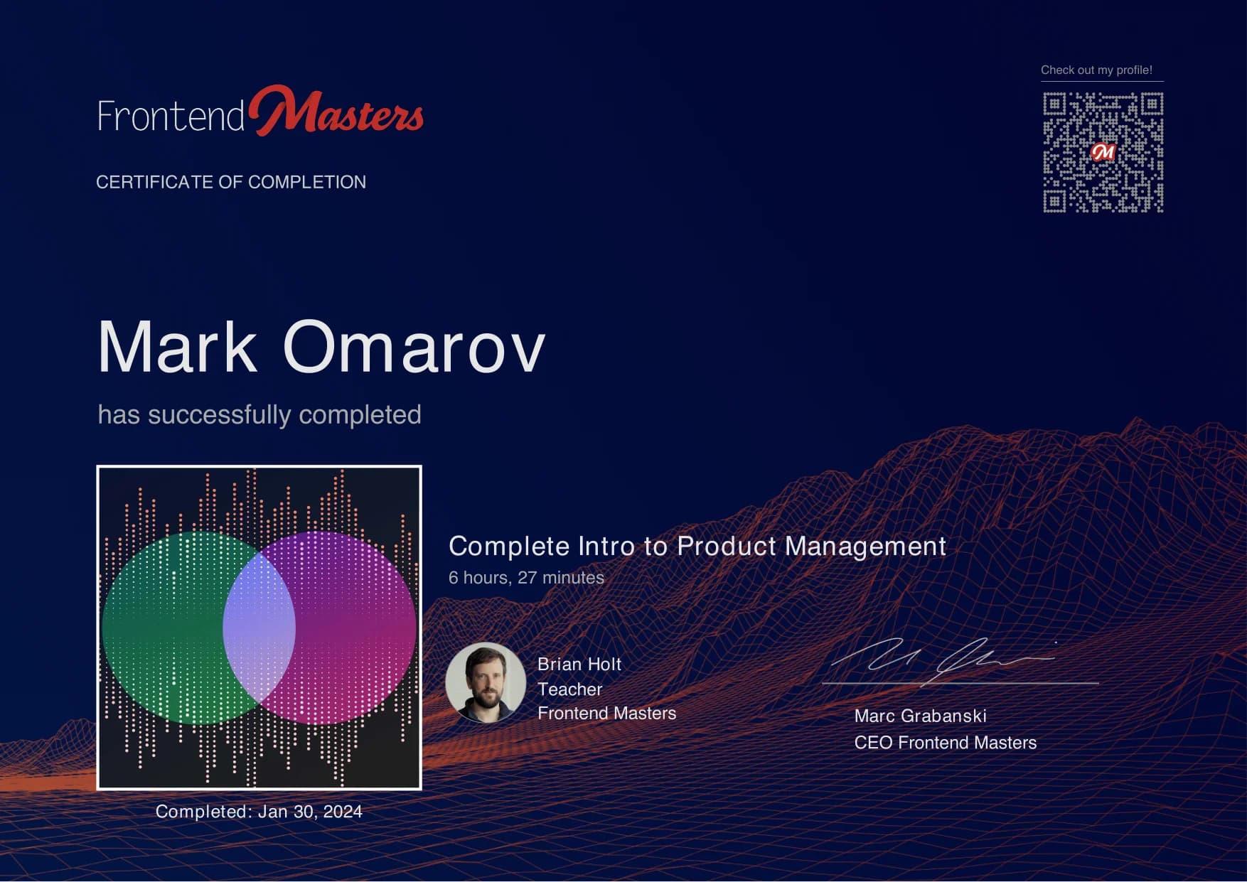 Complete Intro to Product Management