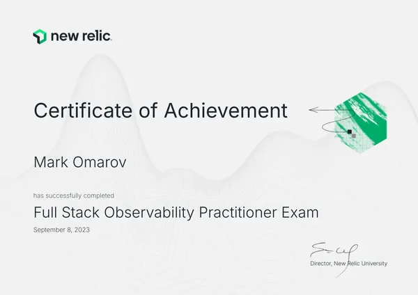 Full Stack Observability Practitioner Exam