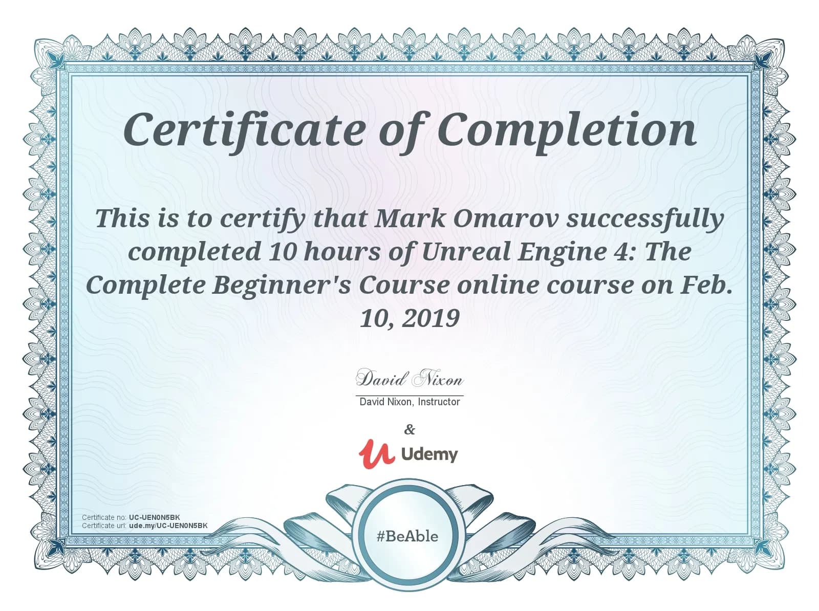 Unreal Engine 5: The Complete Beginner's Course